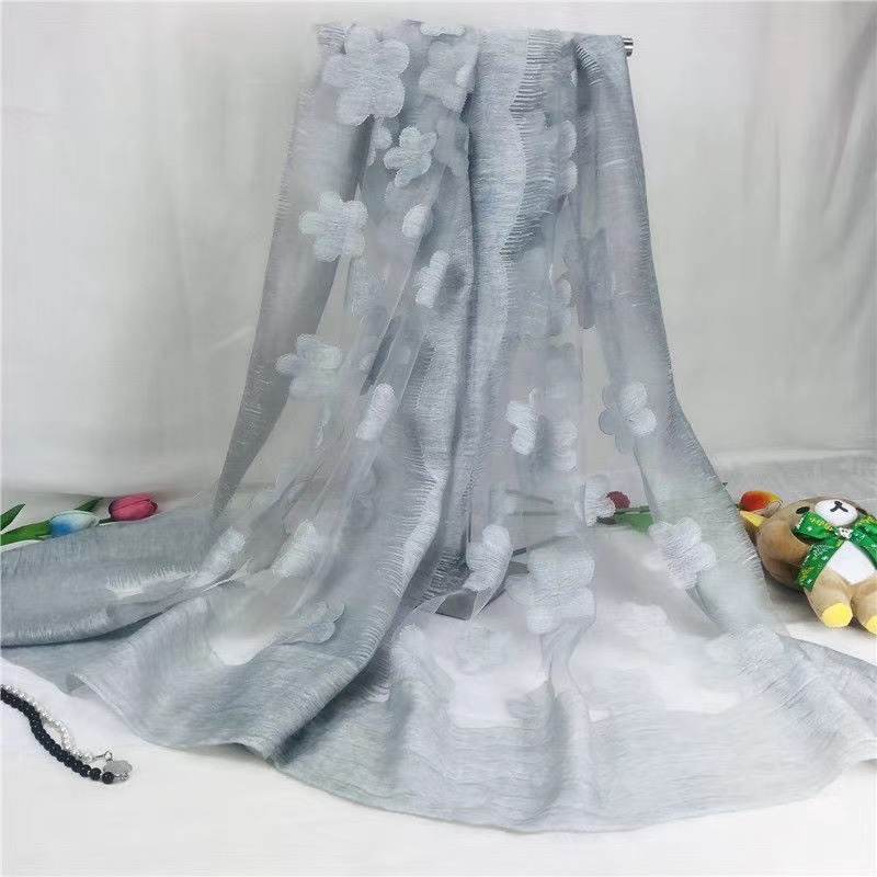 Summer Hollow Shawl Scarf Full Of Flowers Item Picture