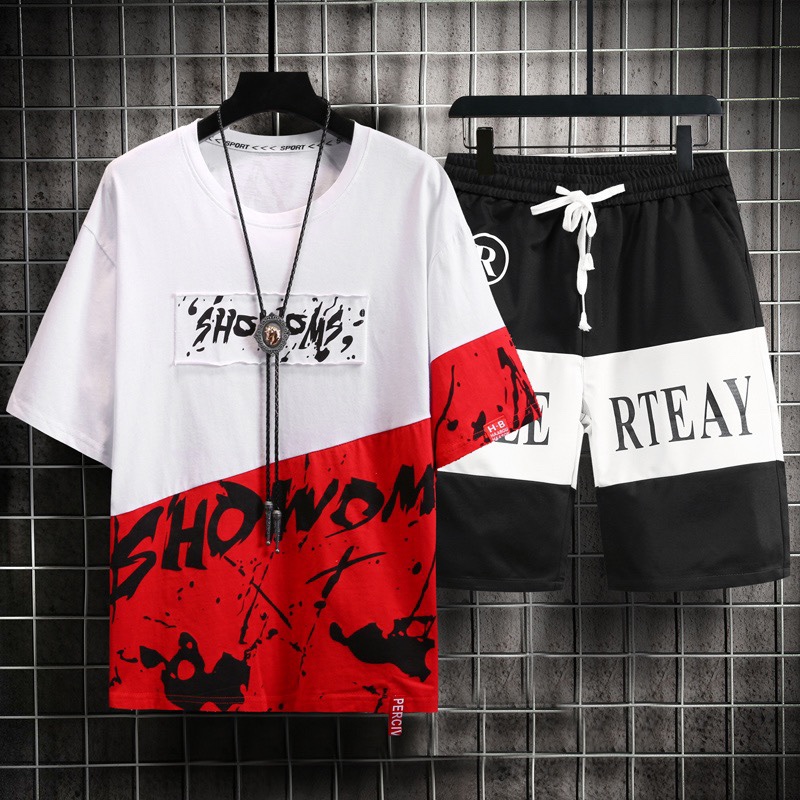 This is a highly anticipated men's casual and business short-sleeved T-shirt for summer 2020. It's a trendy set that pairs well with a men's casual suit and a trendy brand's ins T-shirt Specification image