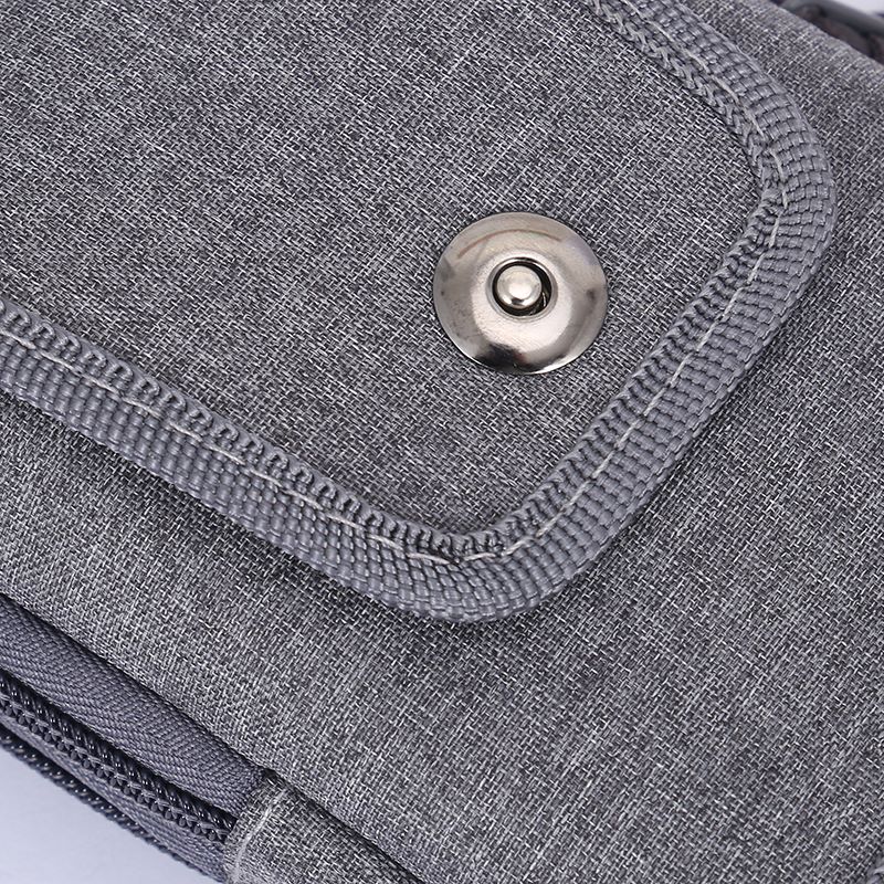 男士多功能防水时尚手机袋牛皮腰挂包带挂钩详情图4