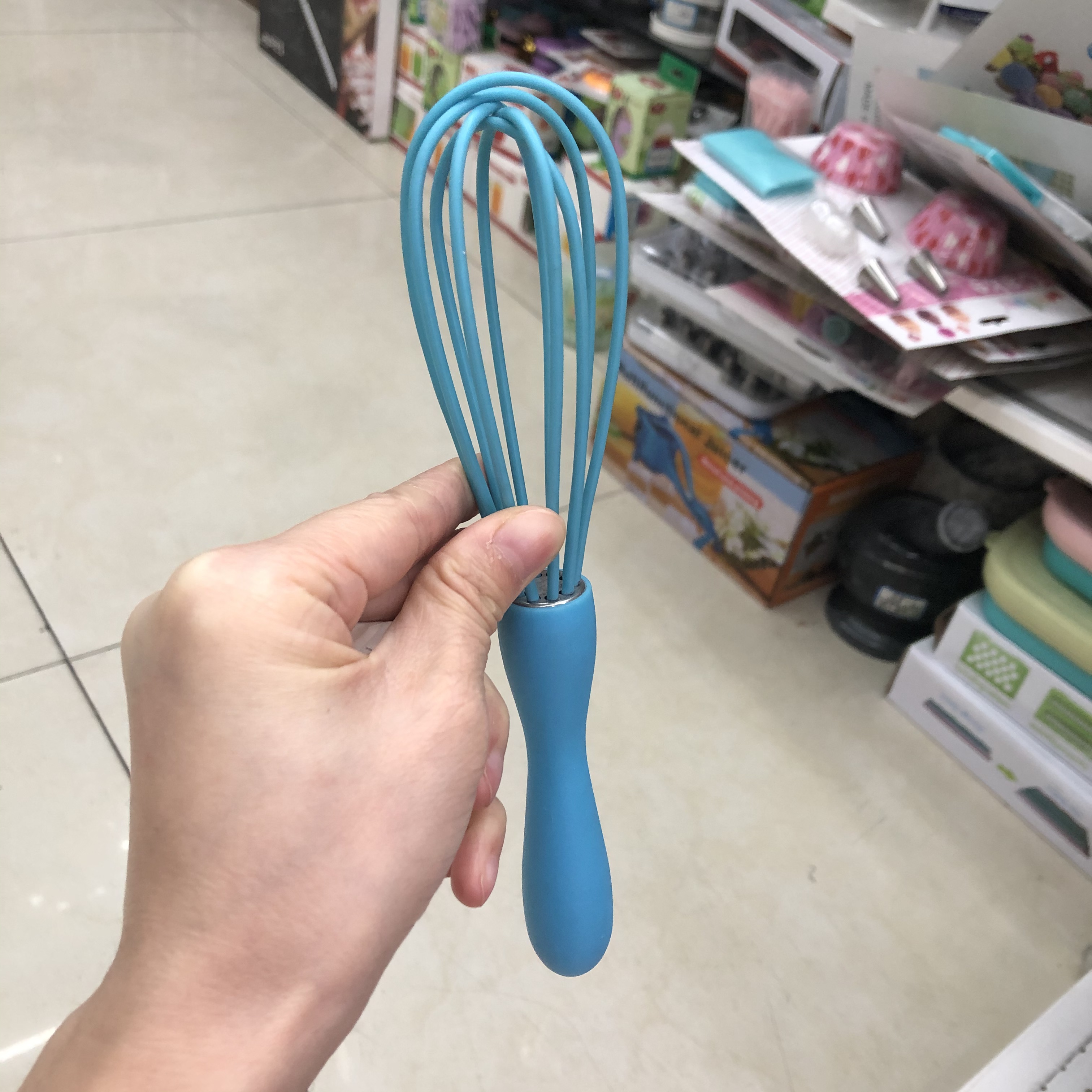 厨房用品烘培用品小圆柄硅胶8寸产品图