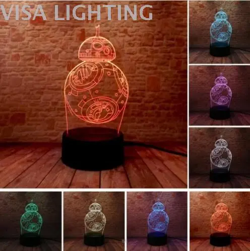 3d table lamp, bedside lamp for bedroom, plug-in feeding lamp, baby sleep lamp, led night light detail image 2