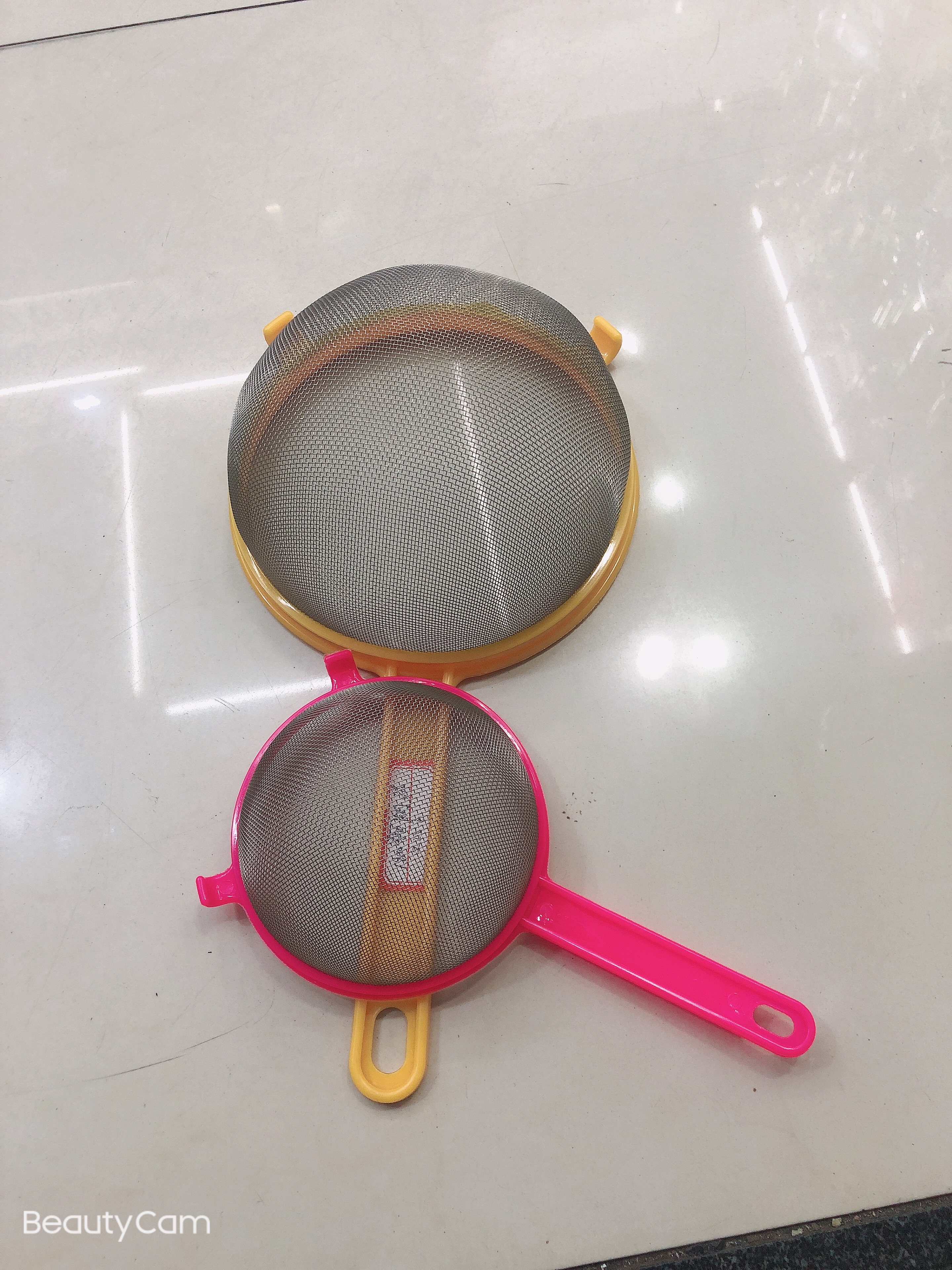 Plastic-edge steel mesh oil filter Specification image