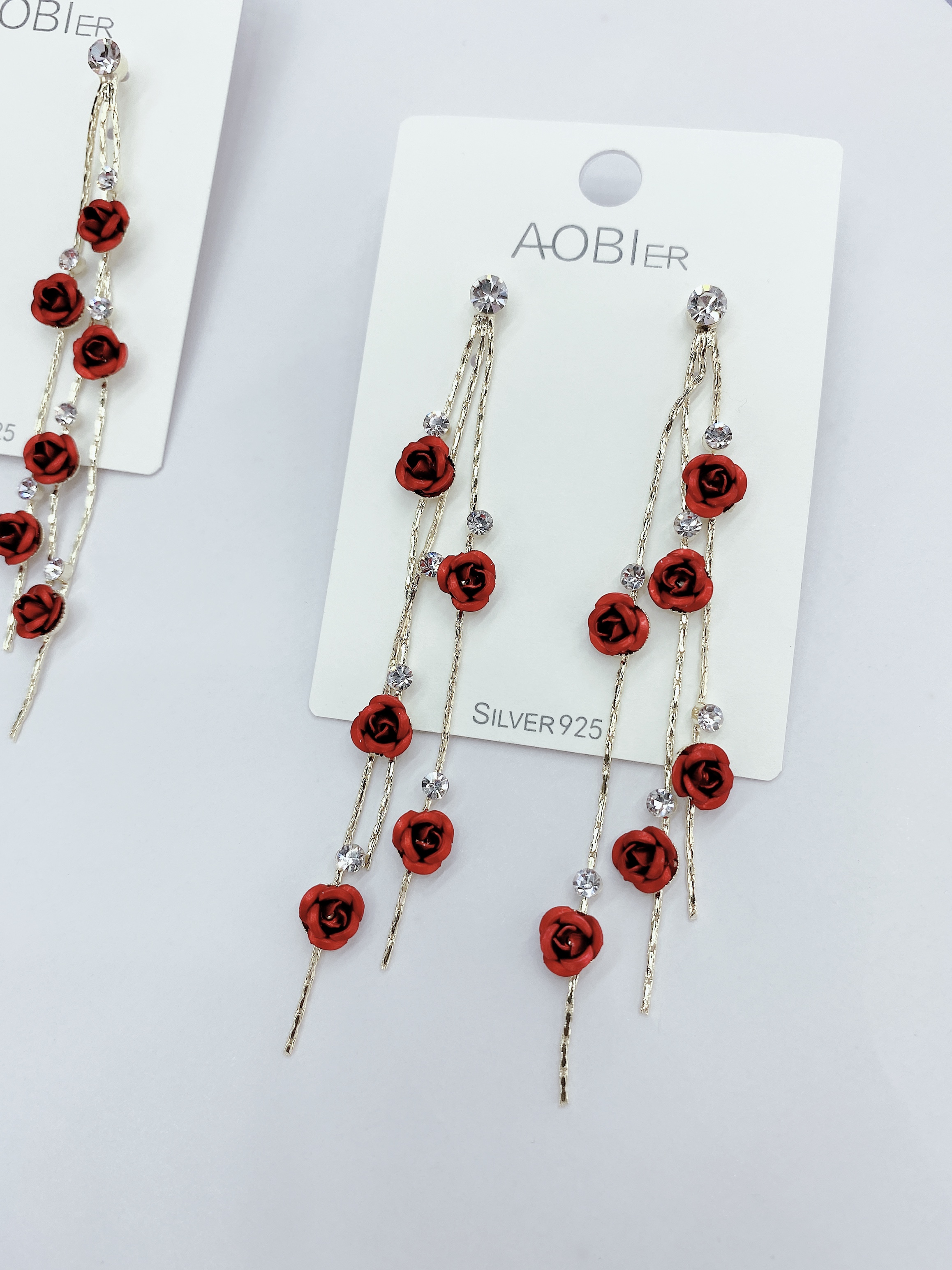Rose Earrings details Picture