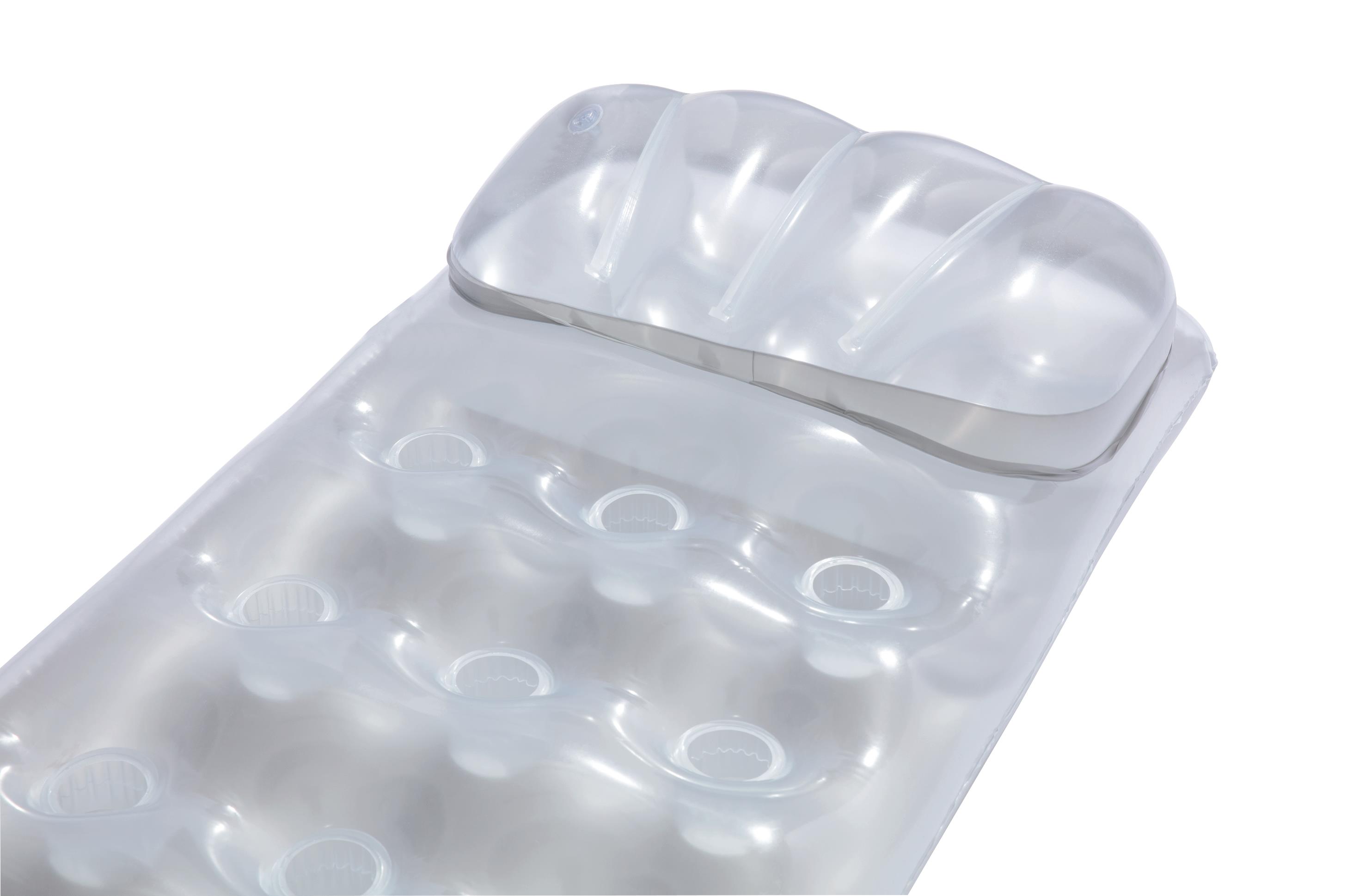 Bestway® 6'2" x 28"/1.88m x 71cm 43024透明十八孔气床详情图5