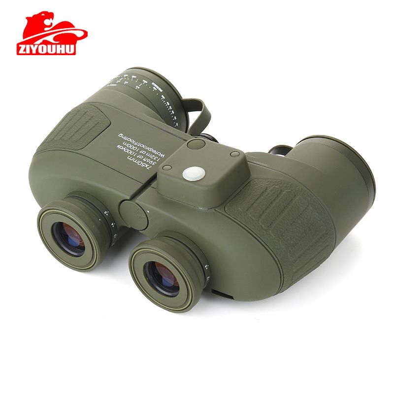 ZIYOUHU LD7X50 Low-light Night Vision high-power Marine rangefinder, military-grade compass shockproof observation mirror details Picture