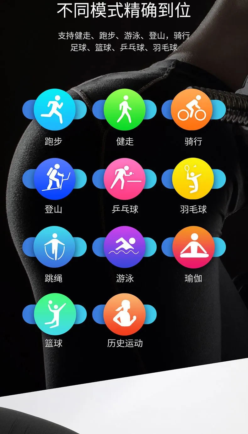 Yiwu Good Goods L15 Heart Rate and Blood Pressure Measurement Sports waterproof touch screen incoming call push Bluetooth electronic smartwatch detail image 14