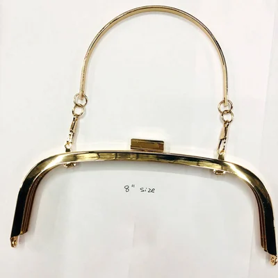 Luggage Hardware Accessories Handbag Handle Guangzhou Electroplated Fashion Bag Metal Hand