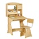 儿童实木学习桌 小学生实木桌 写字楼桌椅 梳妆台产品图