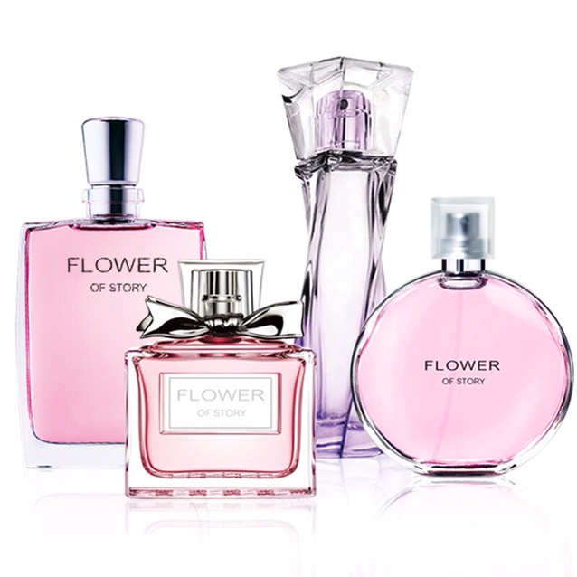 New lady's perfume gift box set Fresh and durable light fragrance lady's perfume four-piece manufacturer wholesale