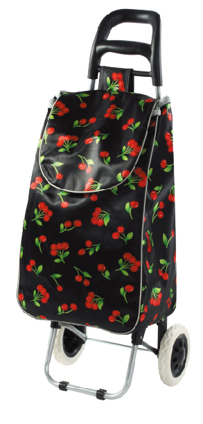 Colored fabric grocery shopping essentials: Small trolley, shopping cart, trolley, portable home cart, folding luggage cart, essential for going shopping