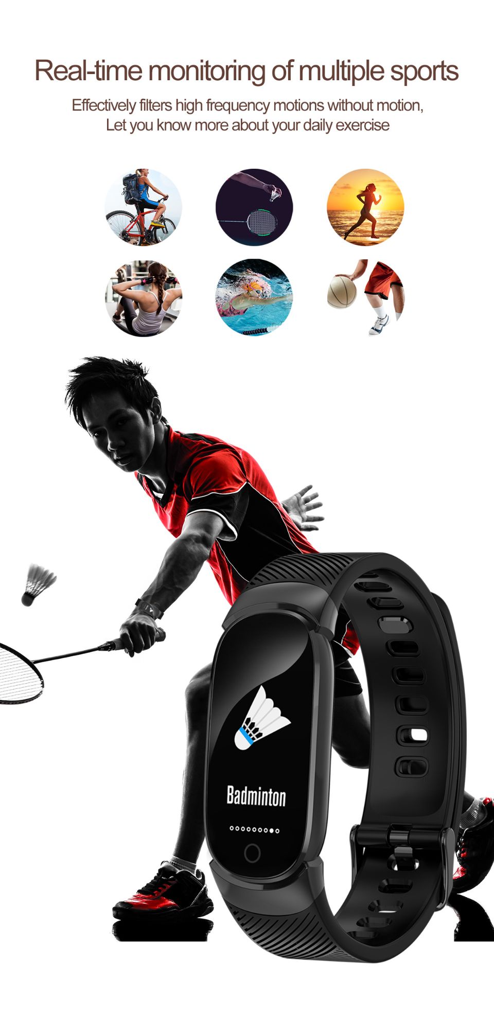 ساعة "AemaxW16" الجديدة لمراقبة أزياء النساء، وهي ساعة رياضية ذكية، ضغط القلب، ضغط القلب detail image 2