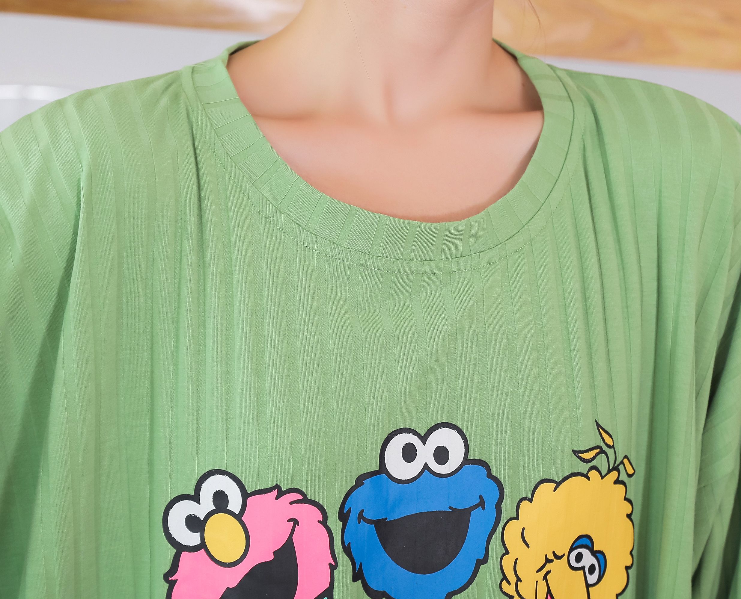 New style of pure cotton casual home wear with print TWO detail image 4