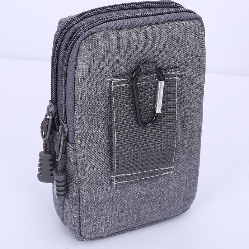 男士多功能防水时尚手机袋牛皮腰挂包带挂钩详情图6