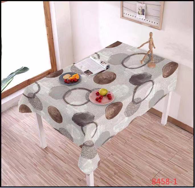 PVC欧式田园桌布防水免洗塑料布艺餐桌布台布防油桌垫茶几垫