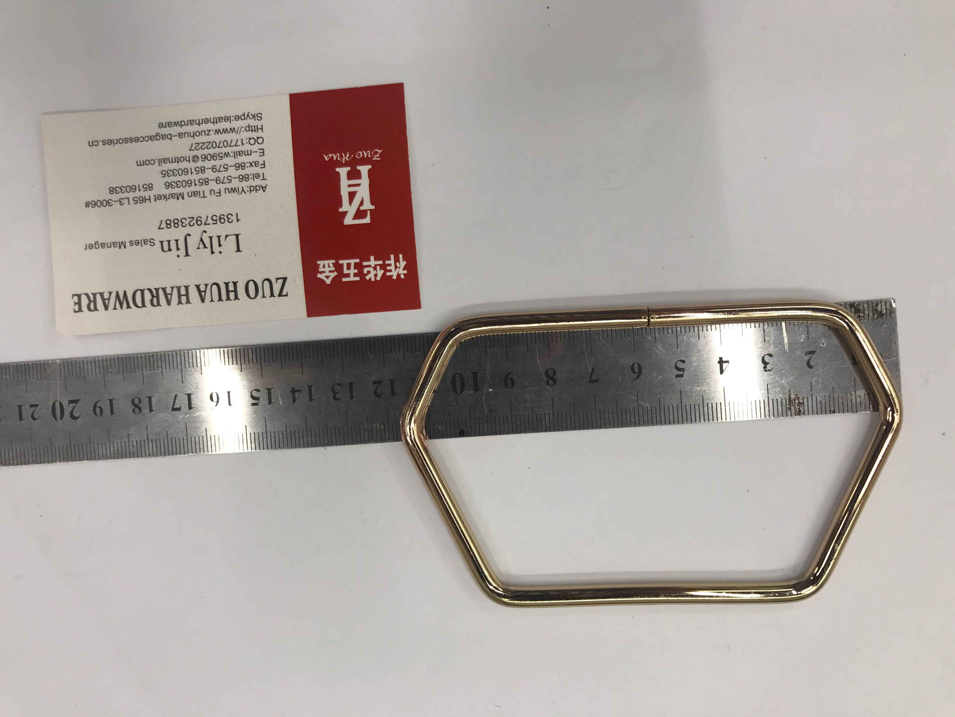 Luggage Hardware Accessories Handbag Handle Guangzhou Electroplated Fashion Bag Metal Hand undefined