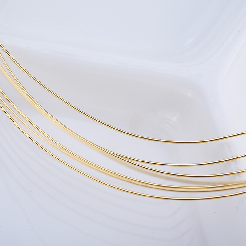 Zhongxing Accessories DIY color-preserving copper wire, handcrafted beaded wire, shaped copper wire Specification image