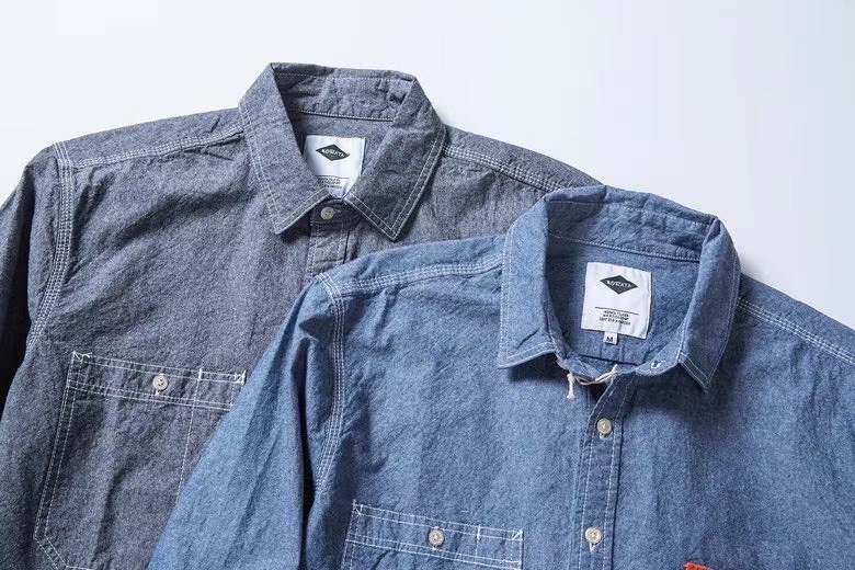 Morata Tolkien青年布衬衫
全棉高密色织青年布，张扬个性的橘色口袋撞色