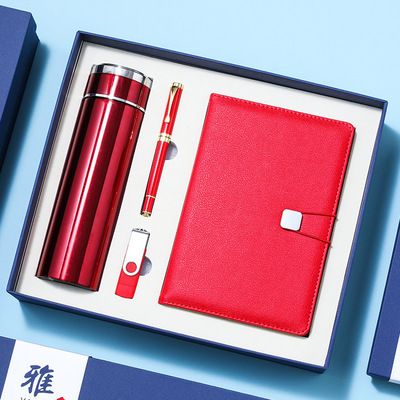 凯路仕礼品笔业 办公商务礼品保温杯 A5笔记本 签字笔文具礼品套装定制logo