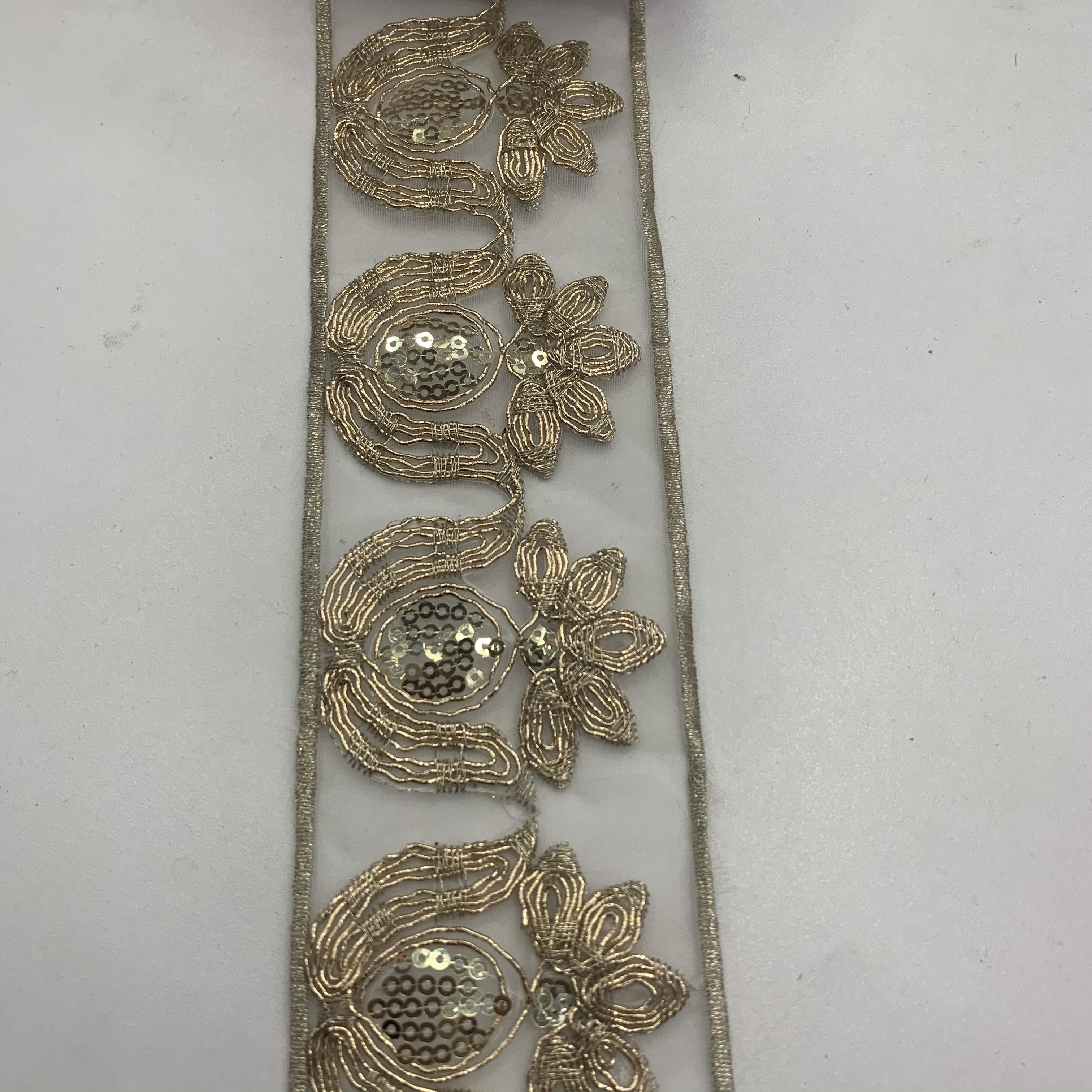 Ethnic embroidery clothing accessories, decorative belts, export lace, lace Specification image