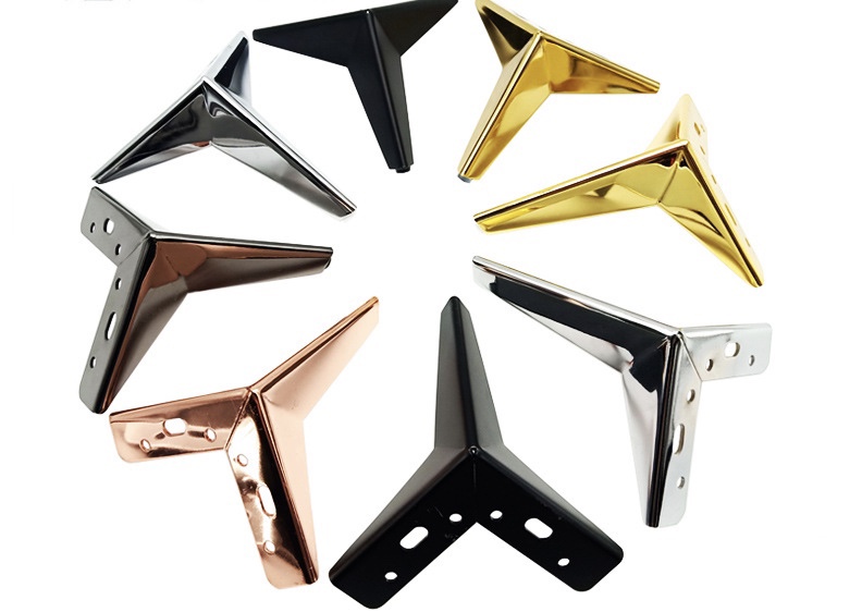 Sofa foot table foot hardware furniture accessories Furniture cabinet foot diamond shape three feet highly customized factory direct sales