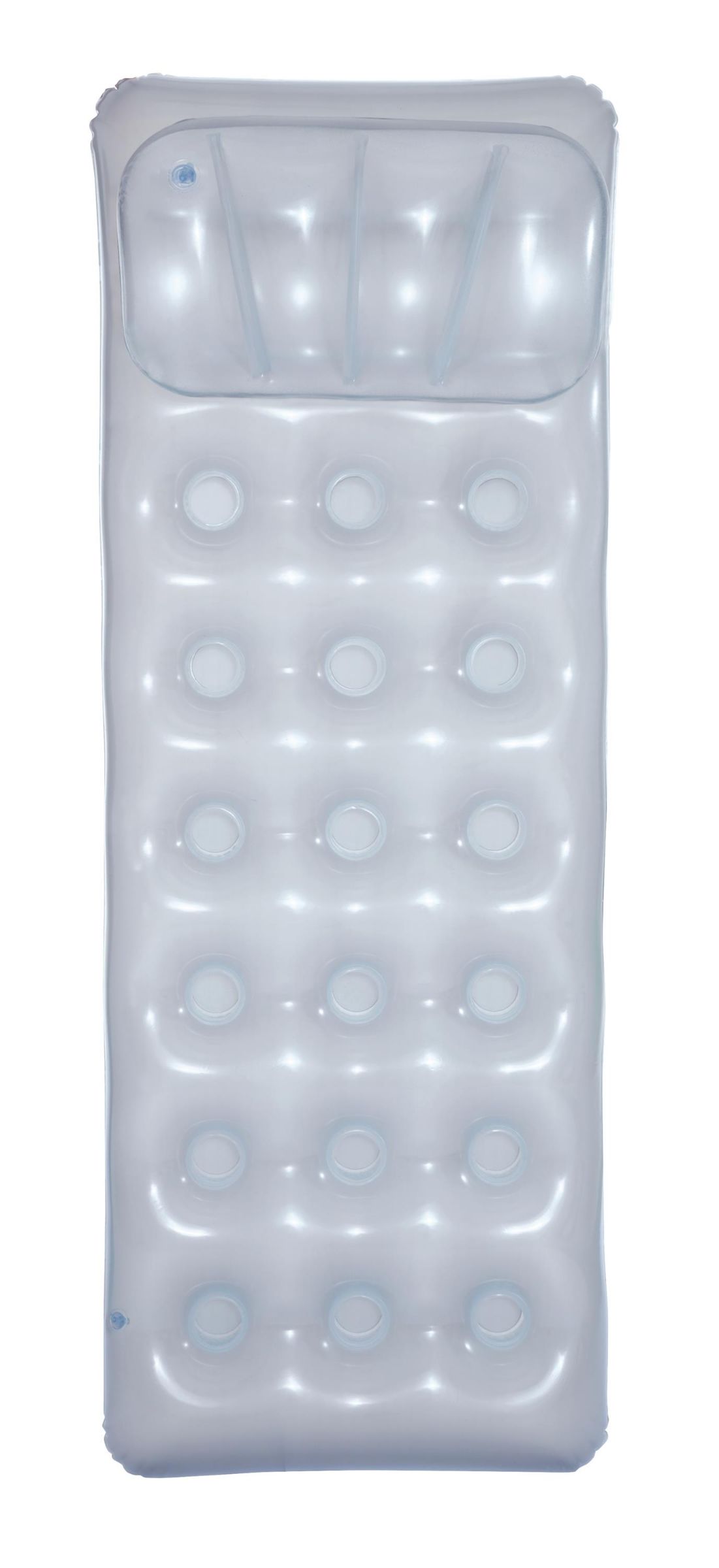 Bestway® 6'2" x 28"/1.88m x 71cm 43024透明十八孔气床细节图