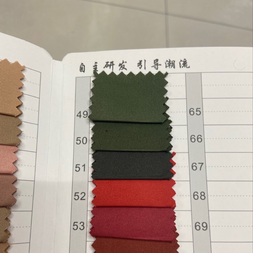 墨绿色斜纹T400面料装饰品工艺品头饰服装布料