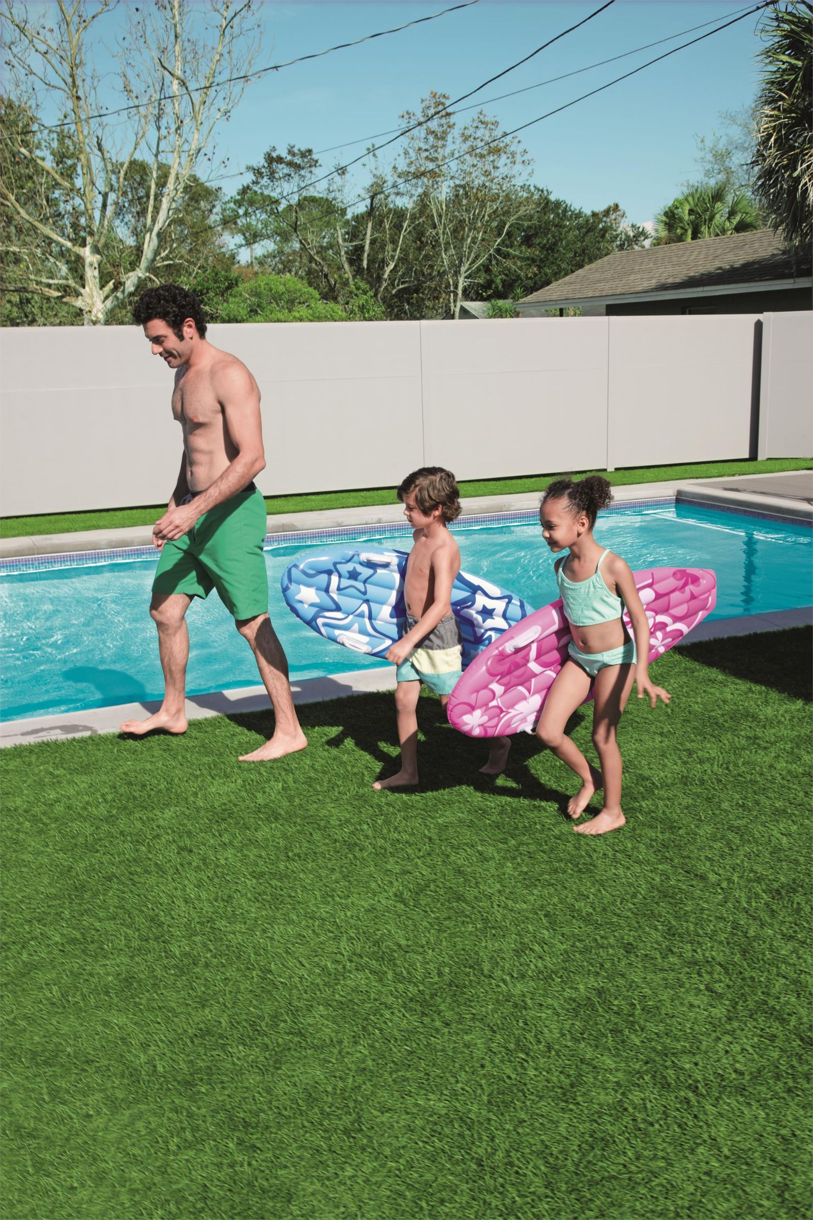 Bestway® 45" x 18"/1.14m x 46cm 儿童冲浪板浮排详情图1