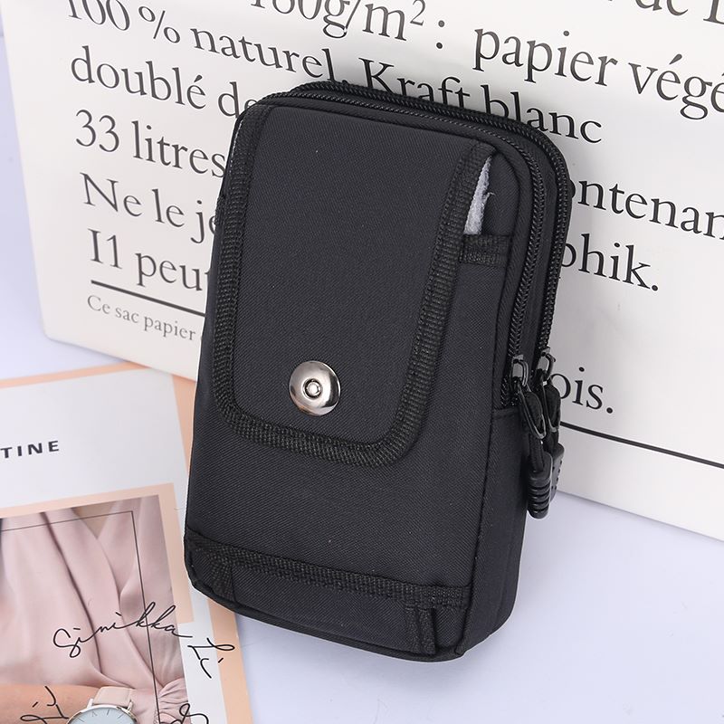 男士多功能防水时尚手机袋牛皮腰挂包带挂钩详情图7