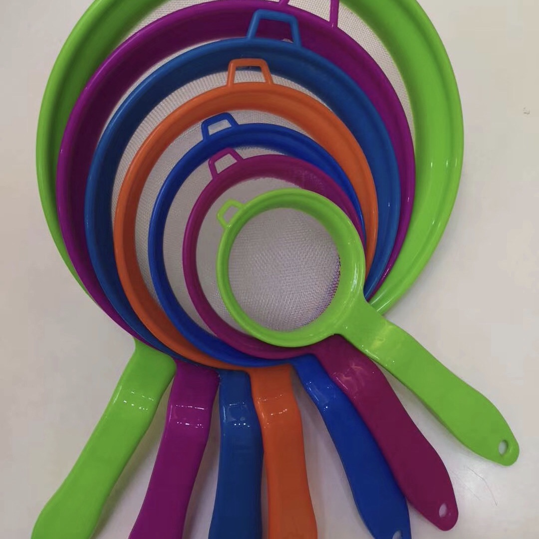 Wide-edge plastic nylon mesh oil filter