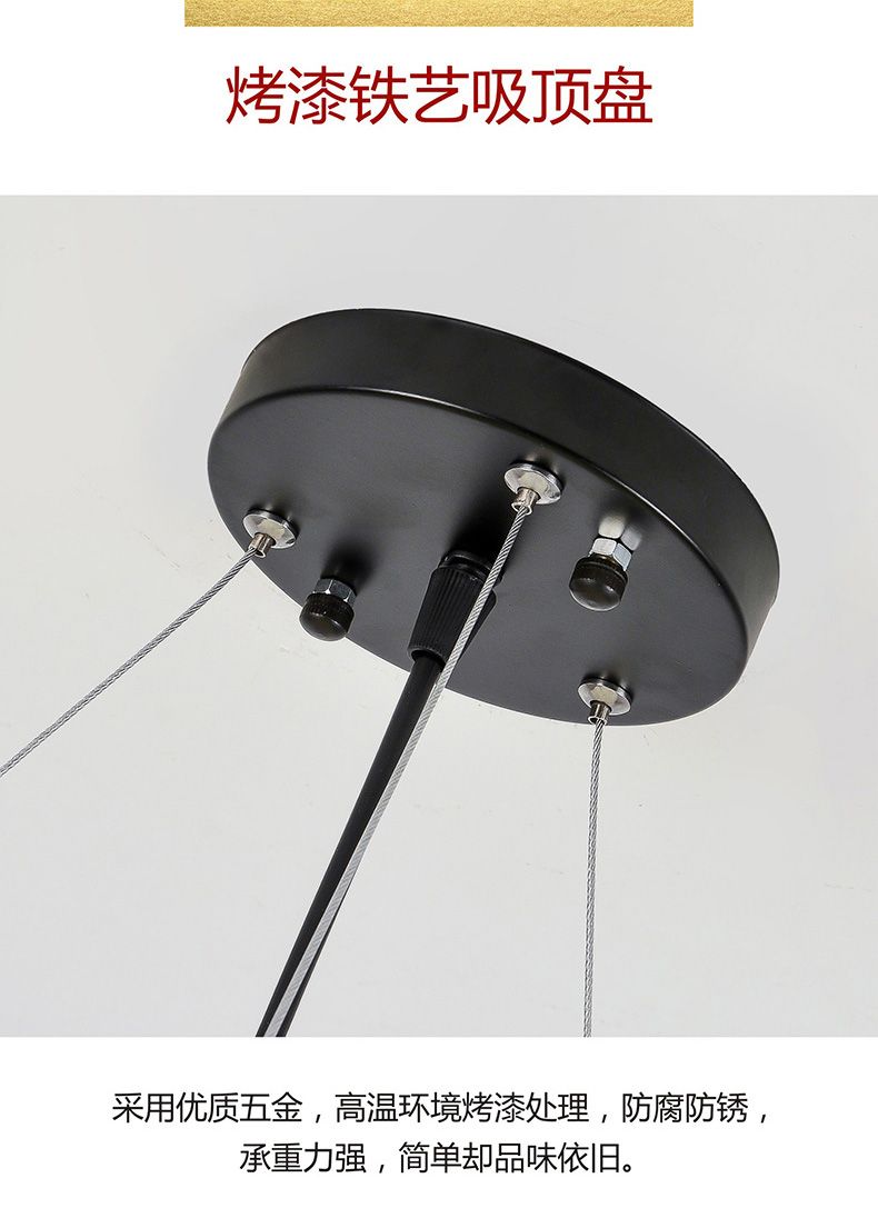 50新中式雨伞小吊灯创意布艺中国风伞灯火锅店茶室餐厅饭店灯笼详情图5