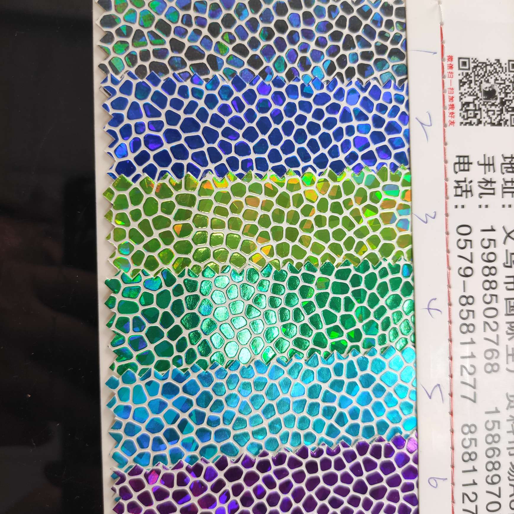 镭射石头纹大量现货高中低档皮革面料厂家直销热销新款详情图3