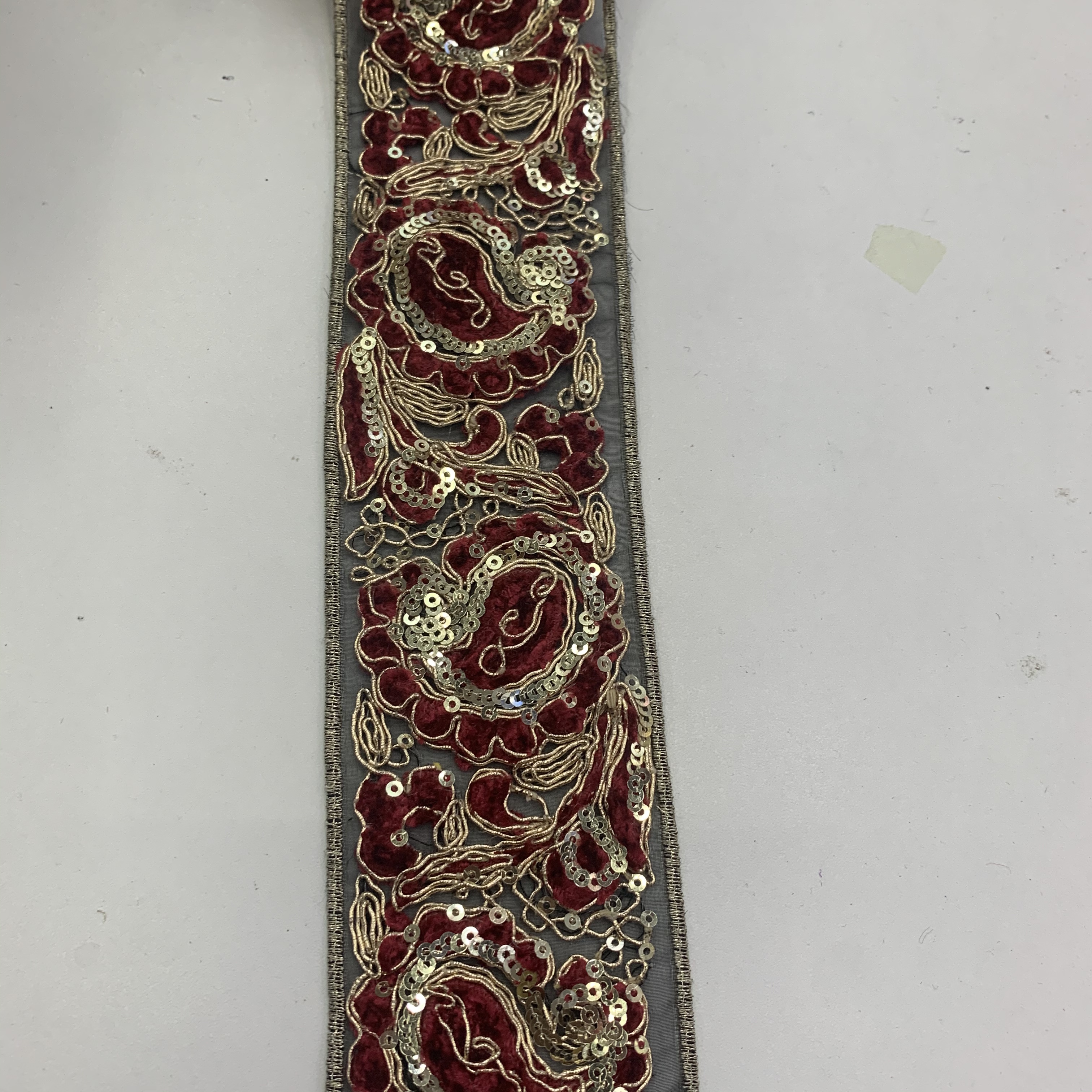 Ethnic embroidery clothing accessories, home decoration belts, export lace, lace details Picture