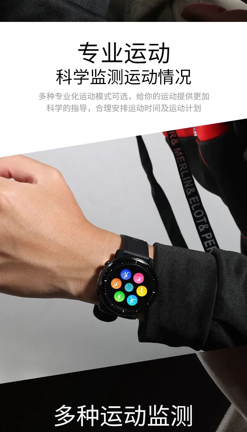 Yiwu Good Goods L15 Heart Rate and Blood Pressure Measurement Sports waterproof touch screen incoming call push Bluetooth electronic smartwatch detail image 13