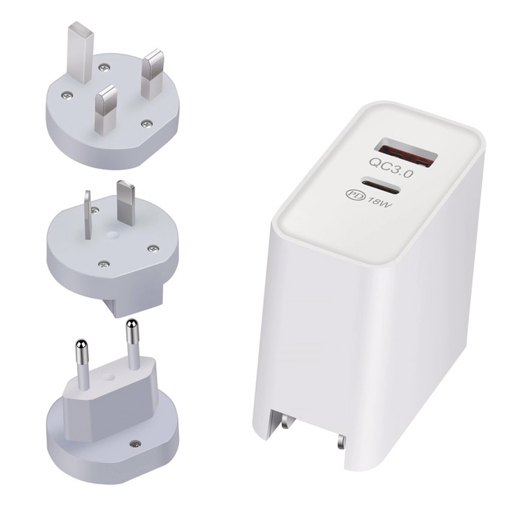 Charger set: 36W PD+QC3.0 charger
