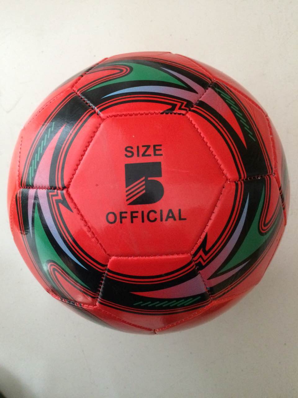 Red PVC football thumbnail