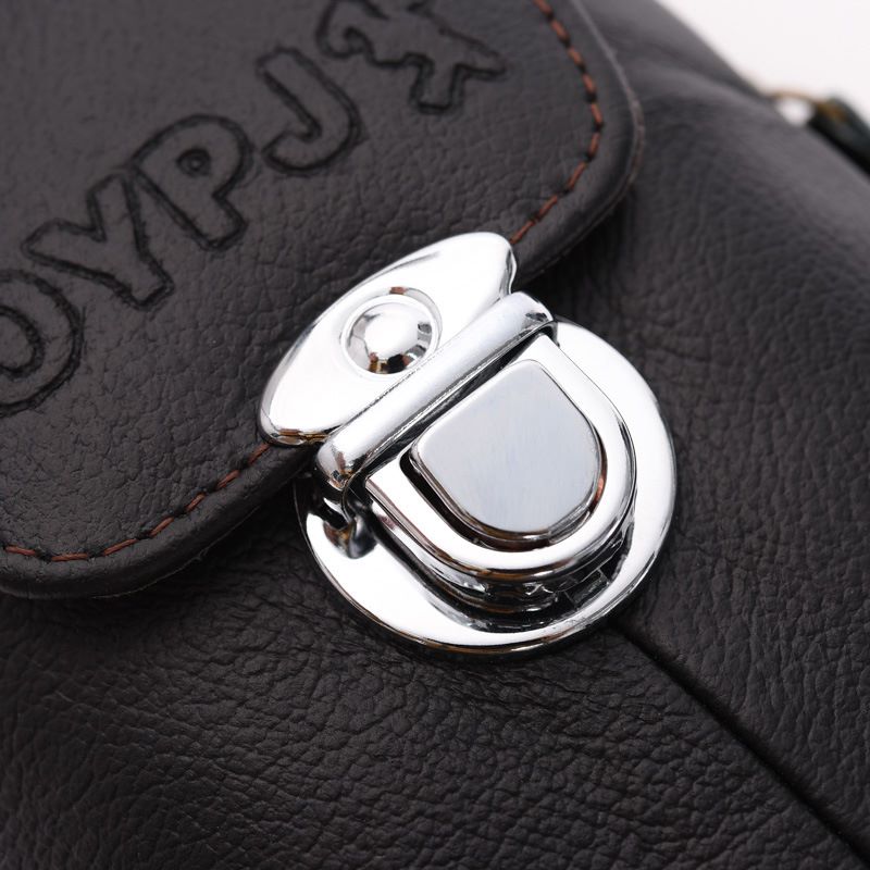 男士多功能 防水时尚手机袋牛皮腰挂包竖款详情图14