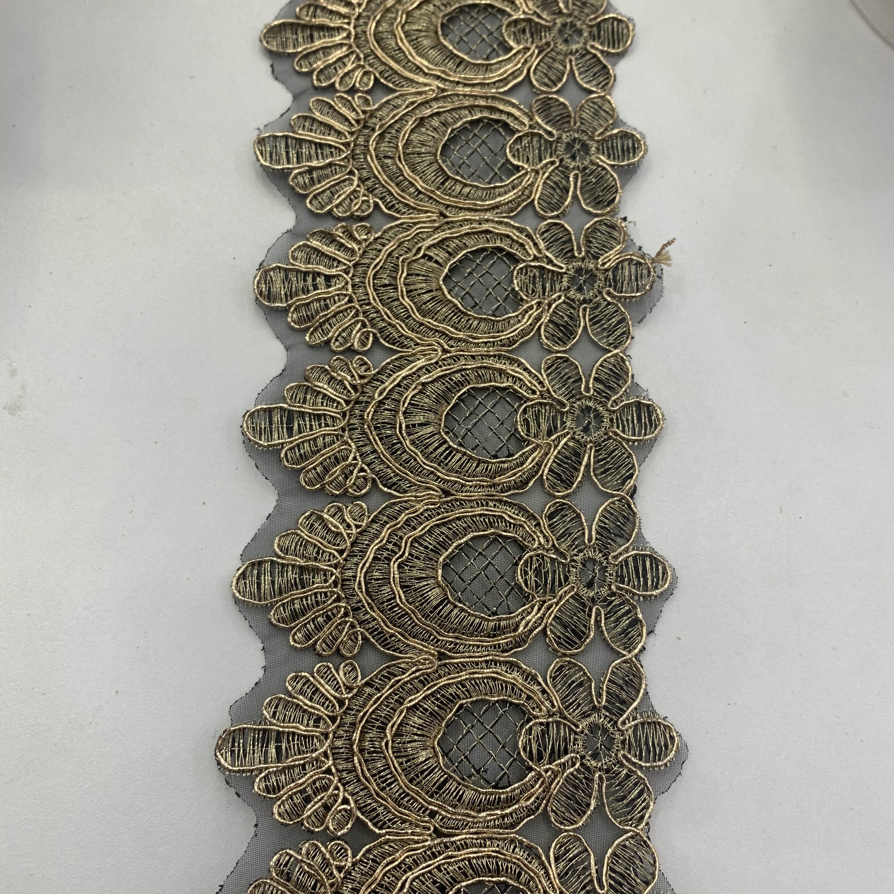 Ethnic embroidery section, embroidery edge, clothing accessories, decorative belts, foreign trade lace, lace details Picture