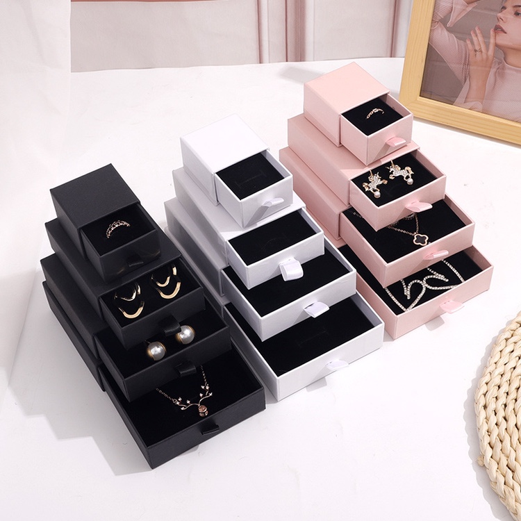 Cardboard Drawer Jewelry Box Ring Box Kraft Paper Box
