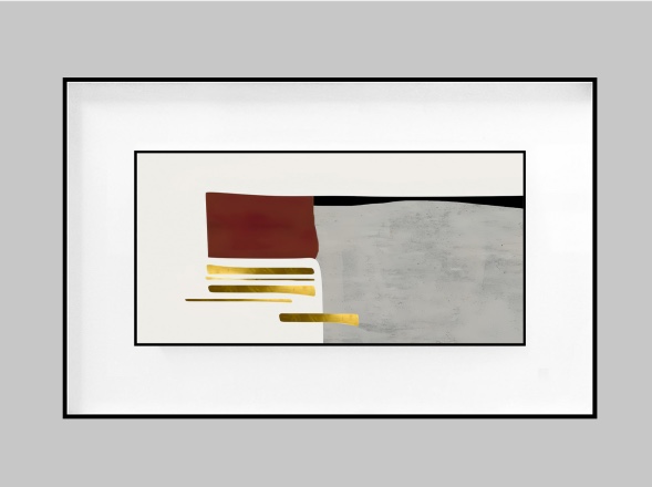 玄关画/装饰画/梅兰竹菊/装饰画简约/国风细节图