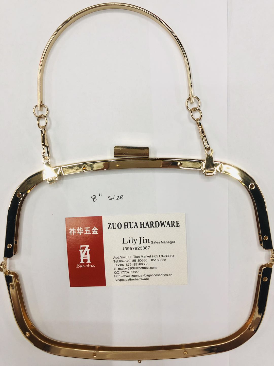 Luggage Hardware Accessories Handbag Handle Guangzhou Electroplated Fashion Bag Metal Hand undefined