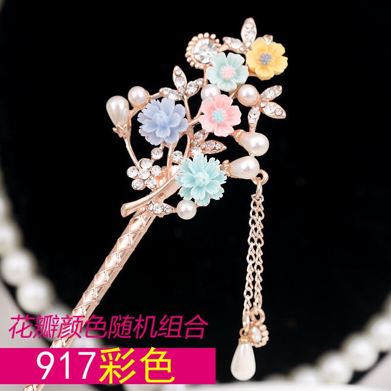 步摇流苏发簪子头饰古代古风古装汉服复古简约百搭盘发钗子发饰女产品图