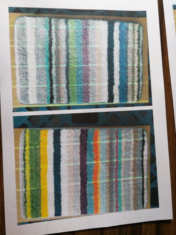 Floor mat door mat striped mat plush mat thumbnail