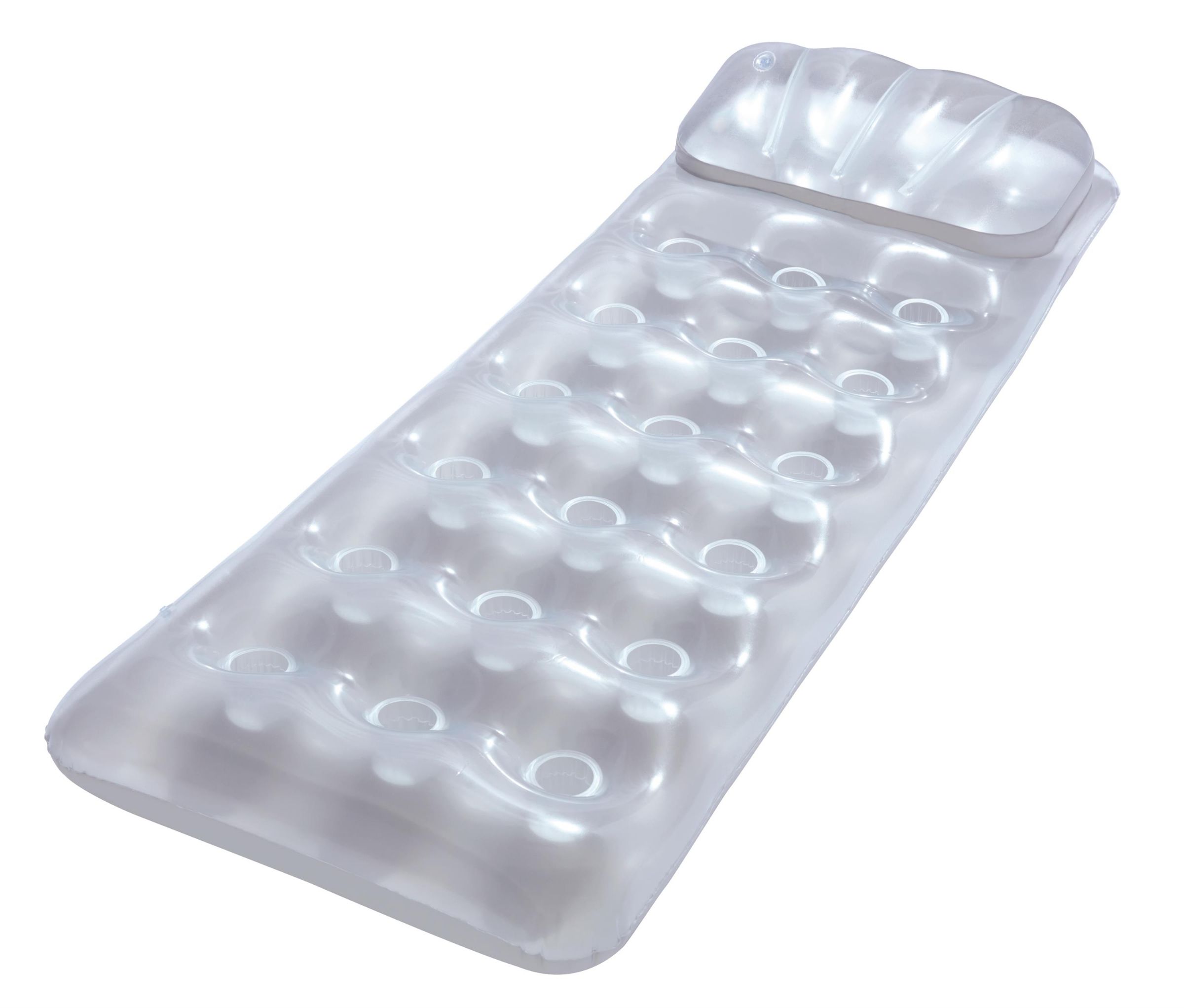 Bestway® 6'2" x 28"/1.88m x 71cm 43024透明十八孔气床产品图