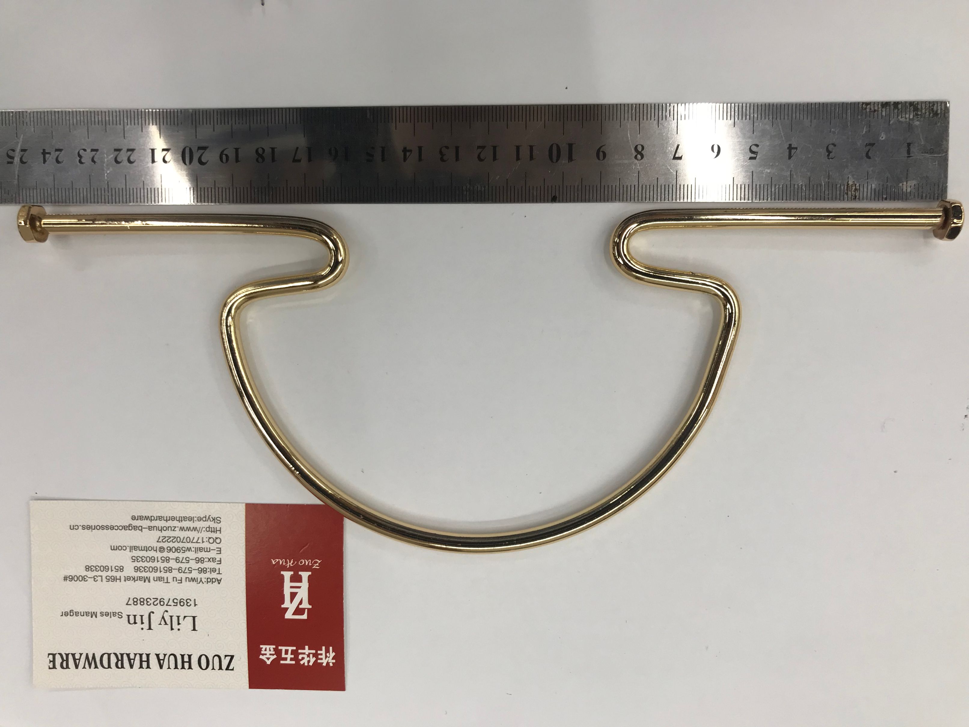 Luggage Hardware Accessories Handbag Handle Guangzhou Electroplated Fashion Bag Metal Hand undefined