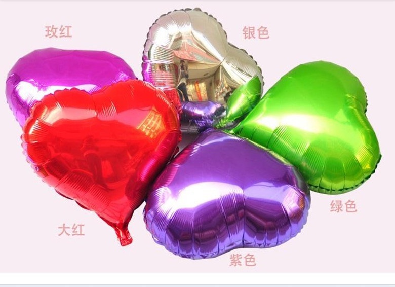 18寸铝膜气球 爱心款