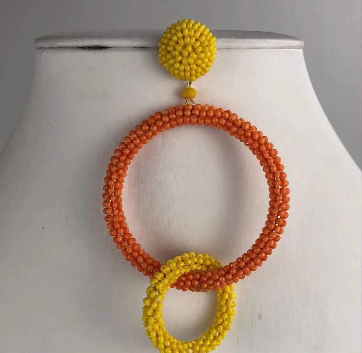 Double hoop earrings