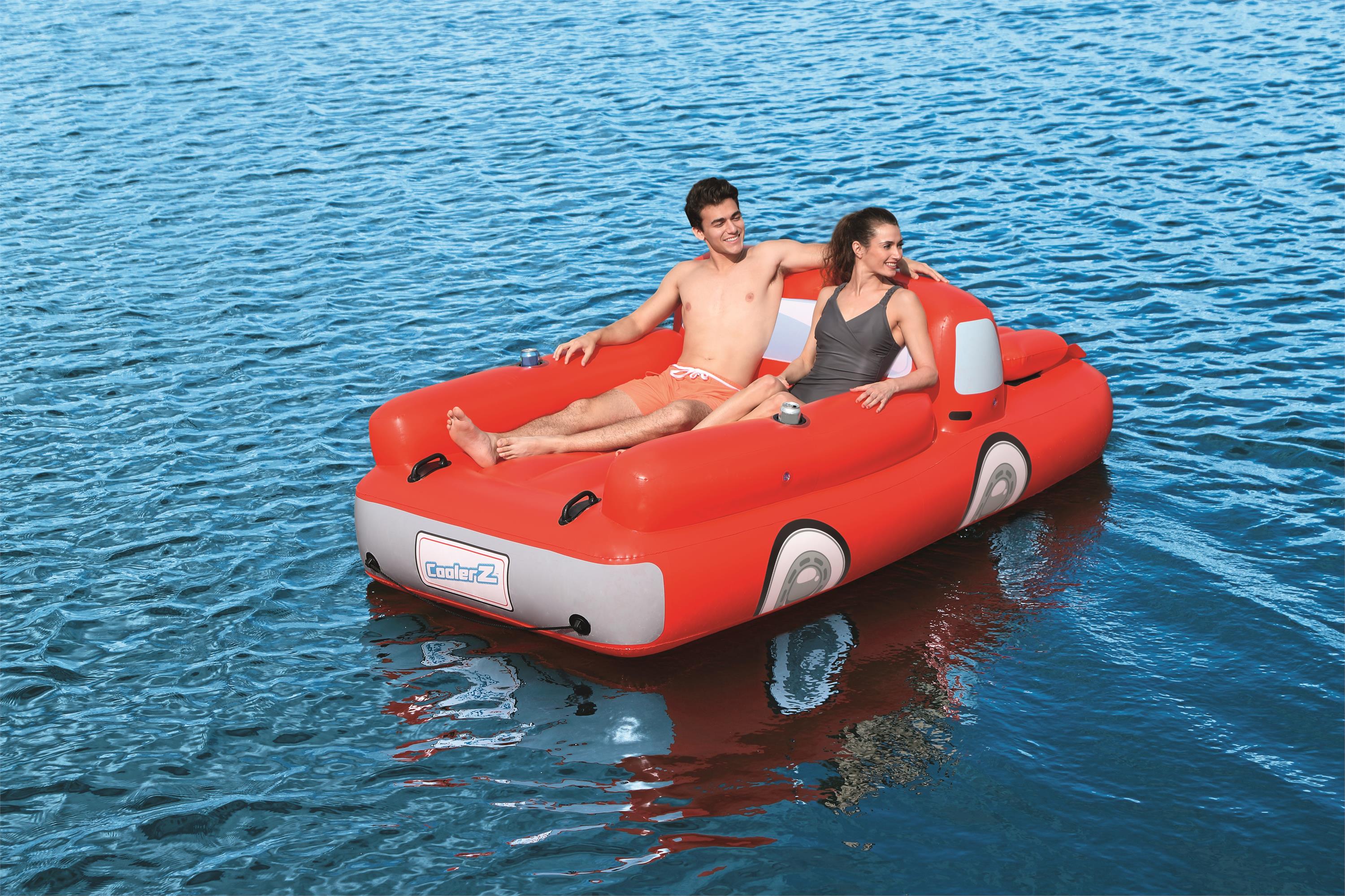 Bestway® 9'2" x 58.5"/2.80m x 1.49m 红色卡车浮床详情图1