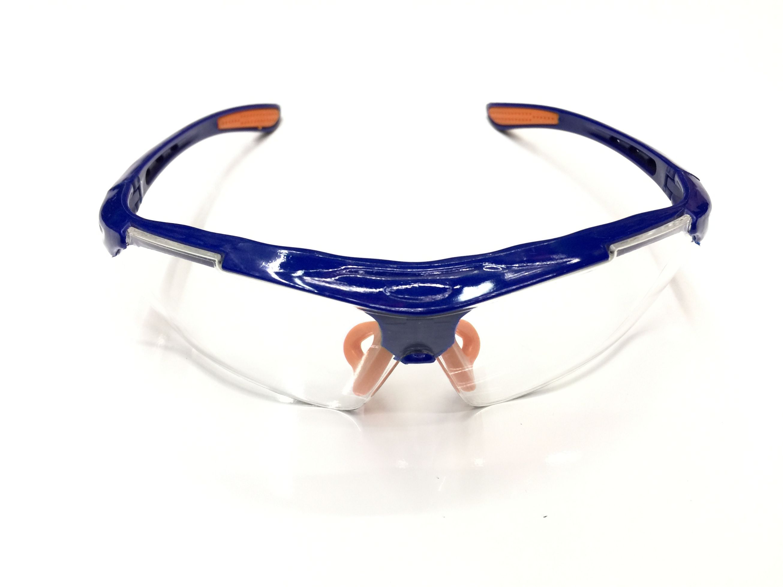 Supply safety goggles windproof and dustproof comprehensive protective glasses 801 blue frame and white piece