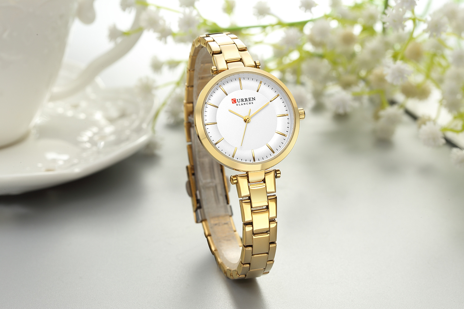 Curren/ Karin 9054 ladies' watches, fashionable women's watches, quartz watches, hot-selling watches on AliExpress details Picture
