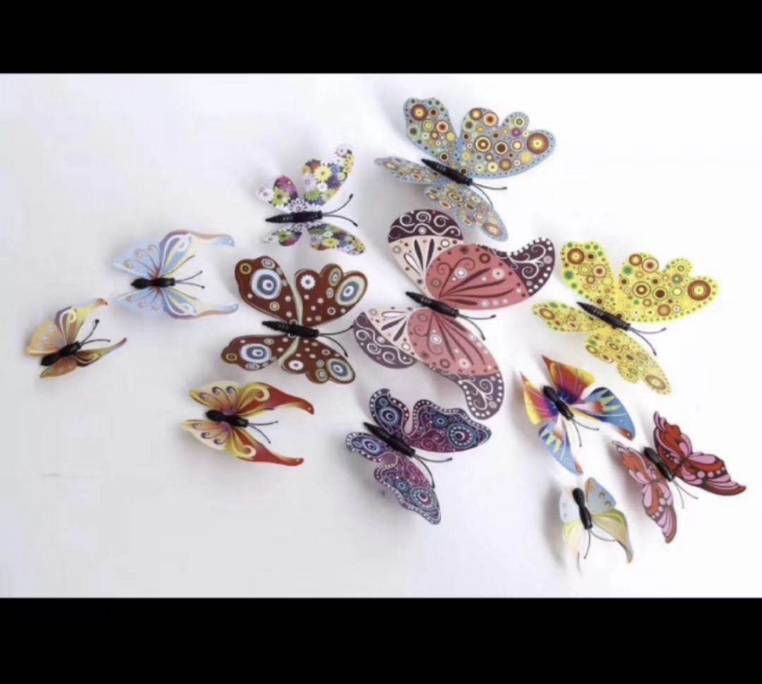 Factory direct sales, custom-made colorful butterfly fridge magnets based on samples
